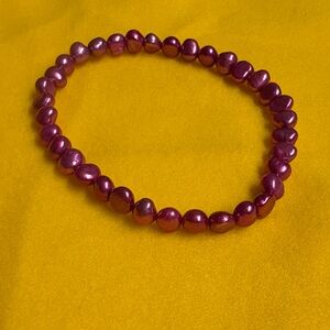 Elegant Purple Beaded Bracelet